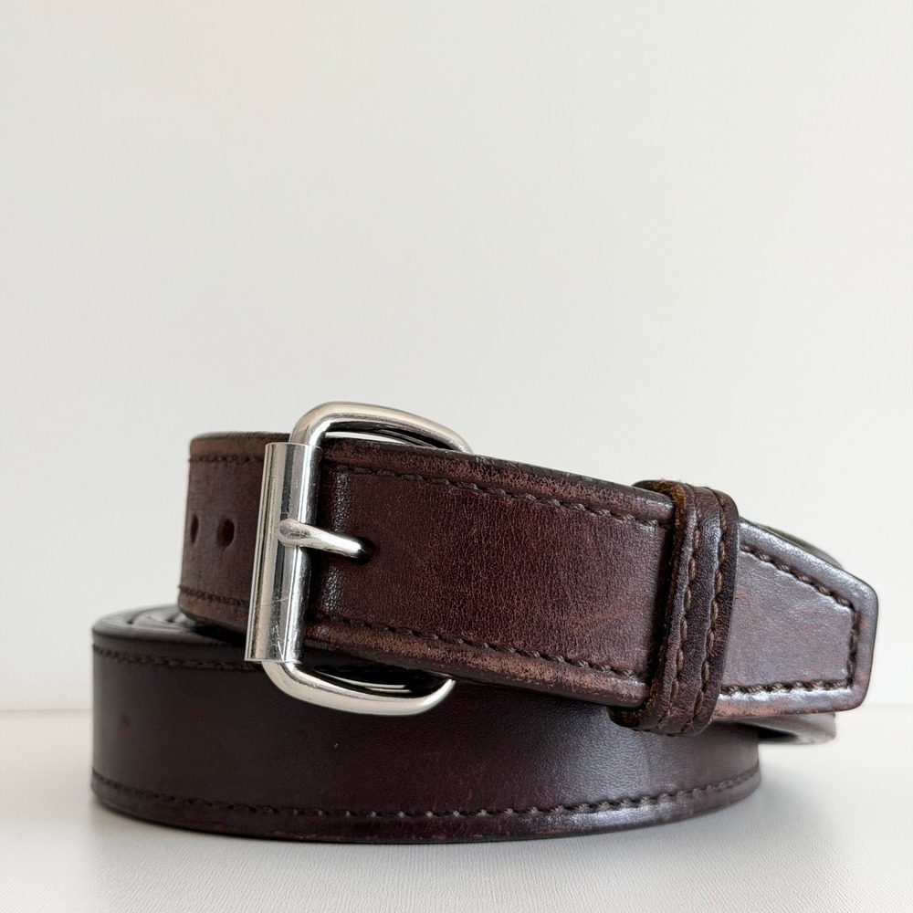Bigfoot Gunbelts Brown Leather Size-60 | Pant-56 Thick‎ American Made Utility